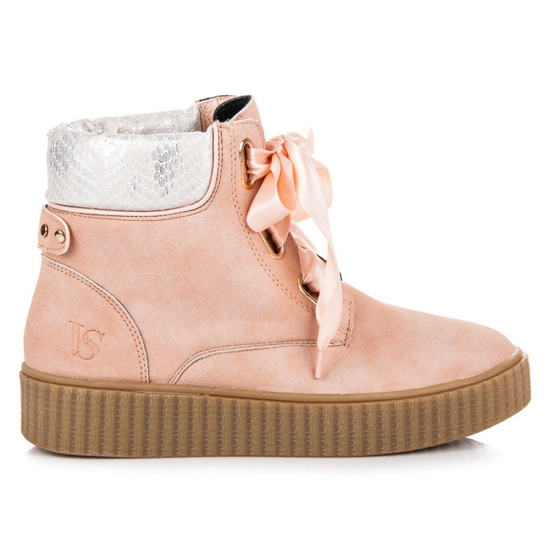 Vices Creepers zum Schnüren rosa