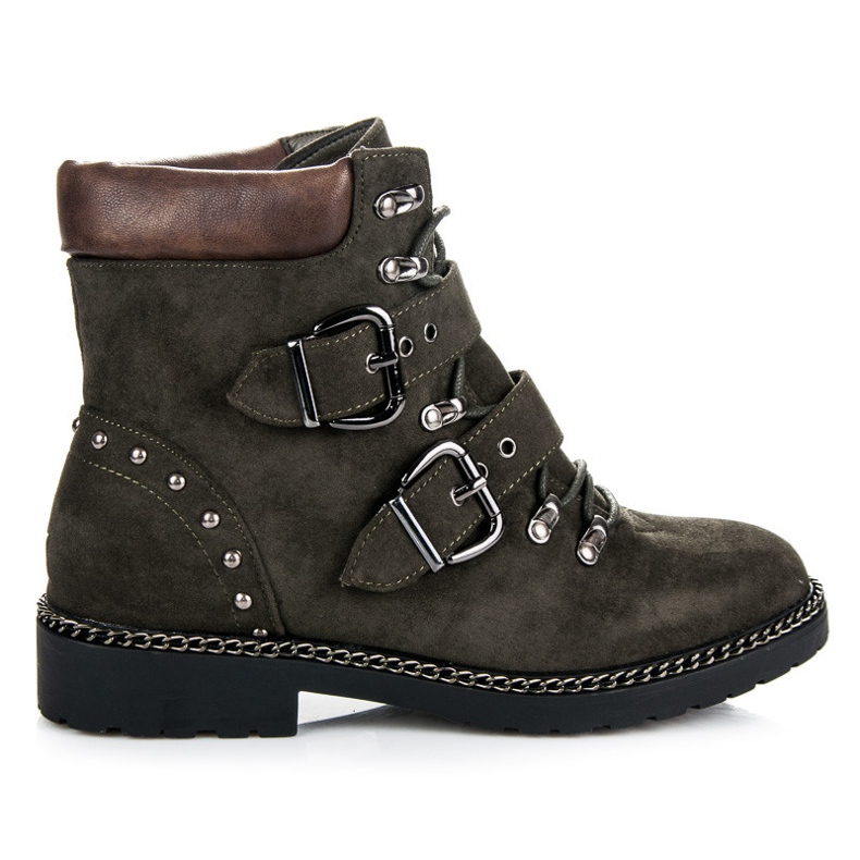 Vices Wildleder Laster Arbeiter grün