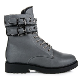 Betler Stylische Arbeitsstiefel grau