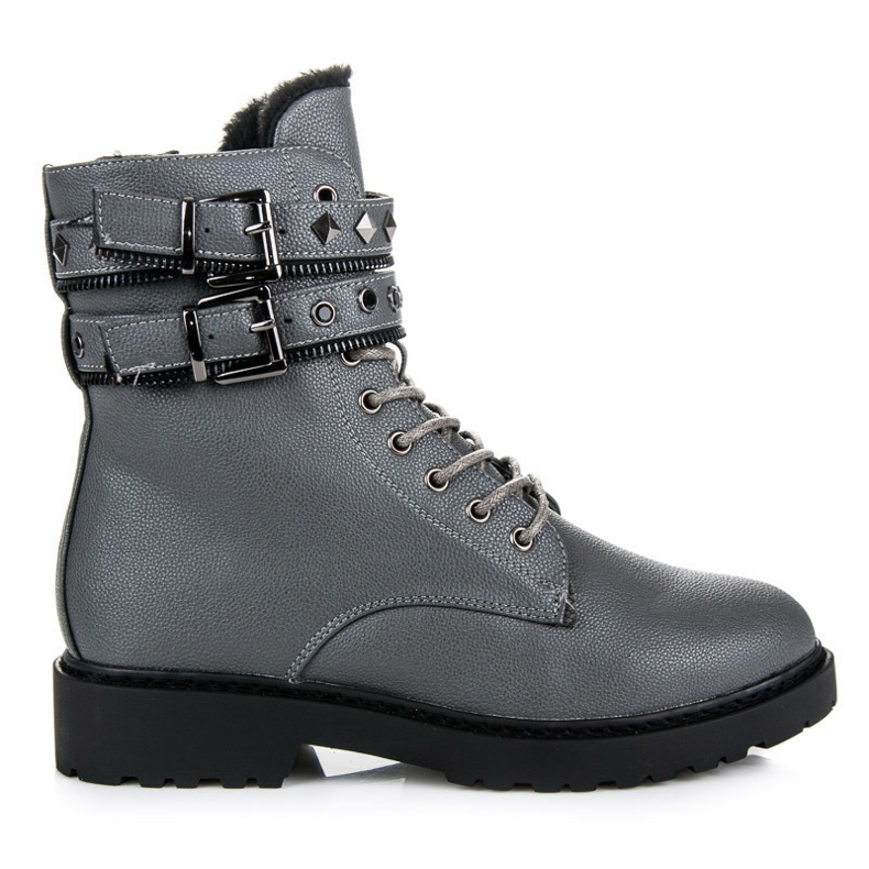 Betler Stylische Arbeitsstiefel grau
