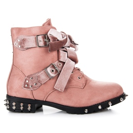 Vices Taschen aus Wildleder rosa