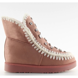 Keilschuhe rosa DD62P pink