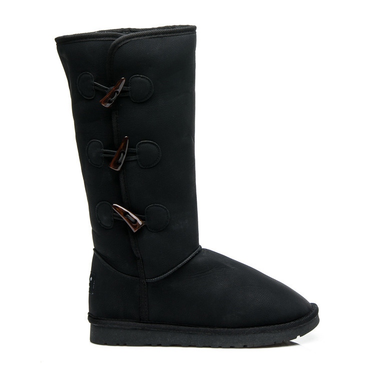 Torna Schneestiefel mit hohem Fell schwarz