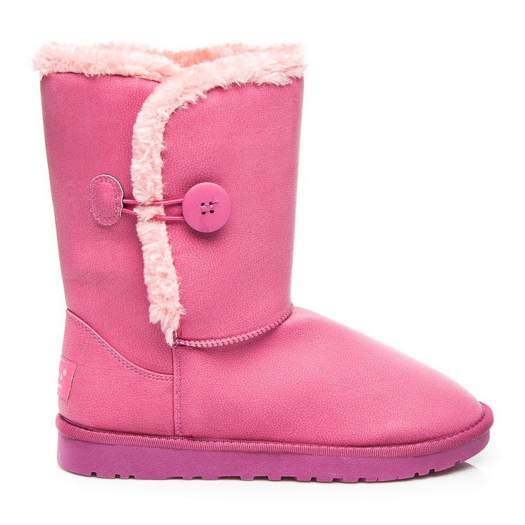 Torna Mukluki mit einem Knopf rosa