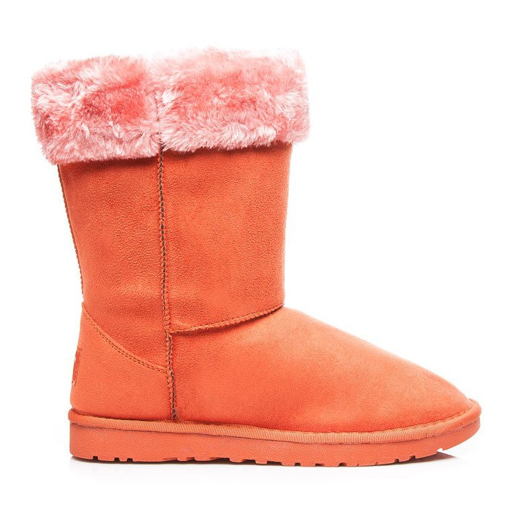 Torna Schneestiefel mit Fell orange