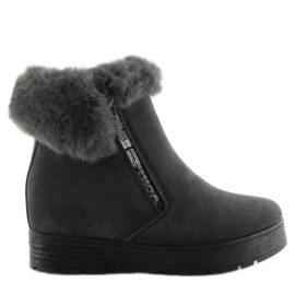 Graue XY-299 graue Keilstiefel