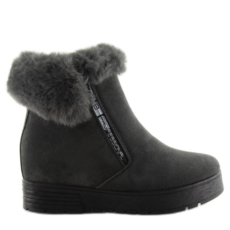 Graue XY-299 graue Keilstiefel