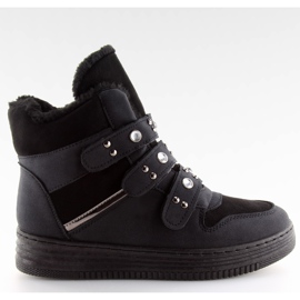 Isolierte Sneaker für Knöchel schwarz schwarz