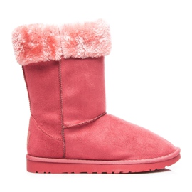 Torna Schneestiefel mit Fell rosa