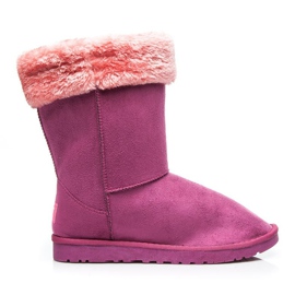 Torna Schneestiefel mit Fell rosa