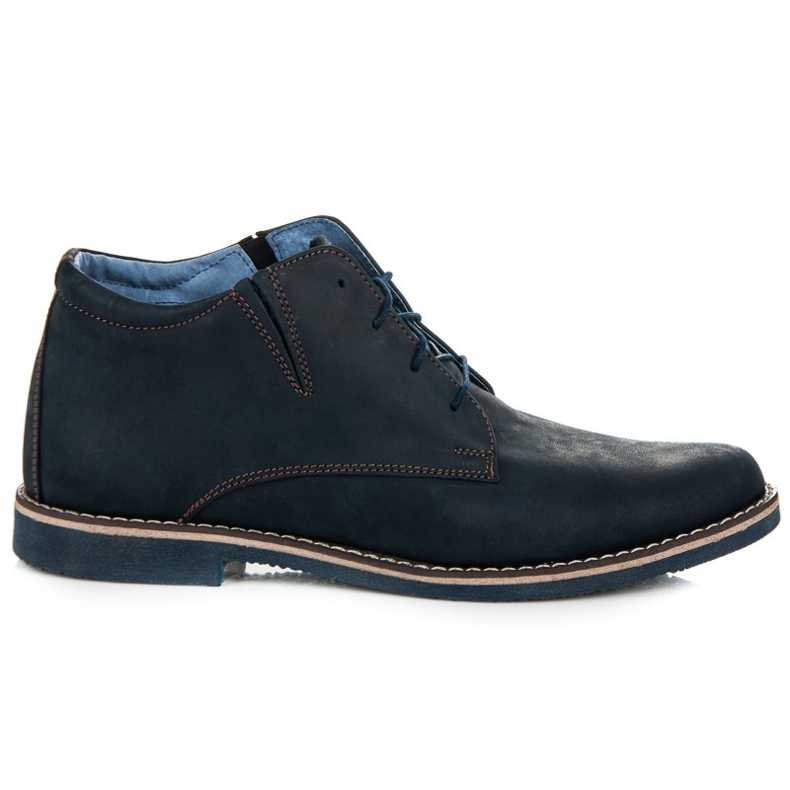 Marineblaue Stiefel aus Lucca