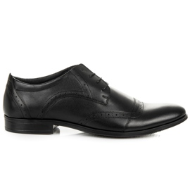 Lucca Stiefel MĘSKIE- Brogsy schwarz