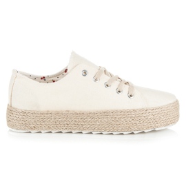 Kylie Espadrilles auf der Plattform braun