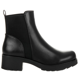 Groto Gogo Schwarze Chelsea-Stiefel auf der Plattform