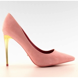 LE-08 Roségold-Absatz Pink rosa