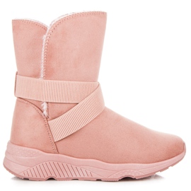 Schneestiefel rosa