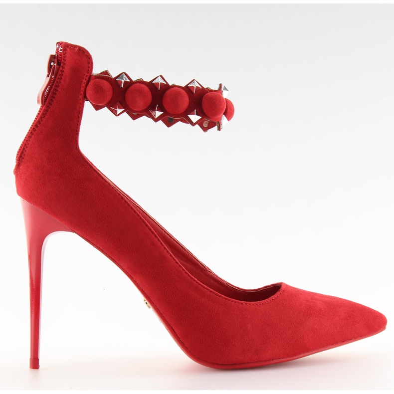 Pumpen auf einem roten Stift LE033P rot