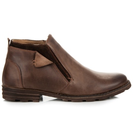 Lucca Braune Stiefeletten