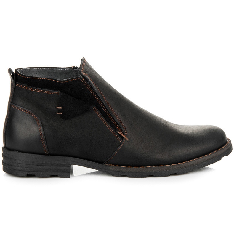 Lucca Schwarze Stiefeletten