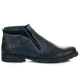 Lucca Dunkelblaue Stiefeletten