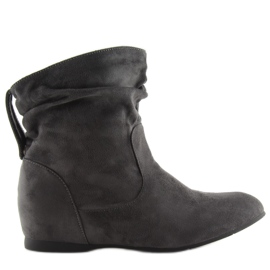 Graue Stiefel, grau PE100 grau