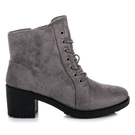 Vices Arbeiter mit Wildlederabsätzen grau