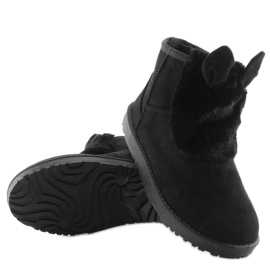 Schwarz emusy mit Ohren B198 schwarz