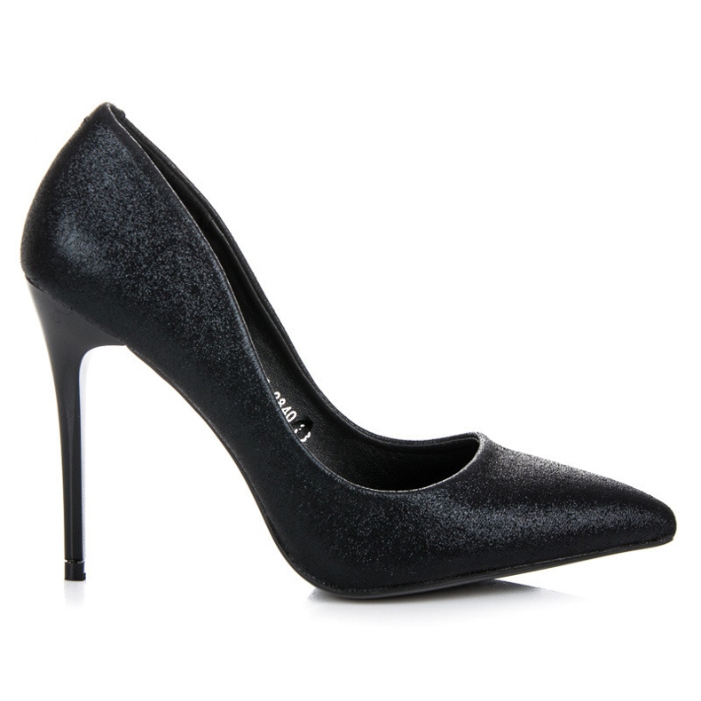 Vinceza Schwarze High-Heels