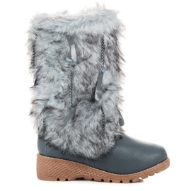 Torna Warme Schneestiefel für Damen grau