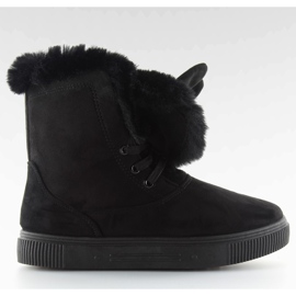 Schneeschuhe mit Ohren schwarz DD38 schwarz