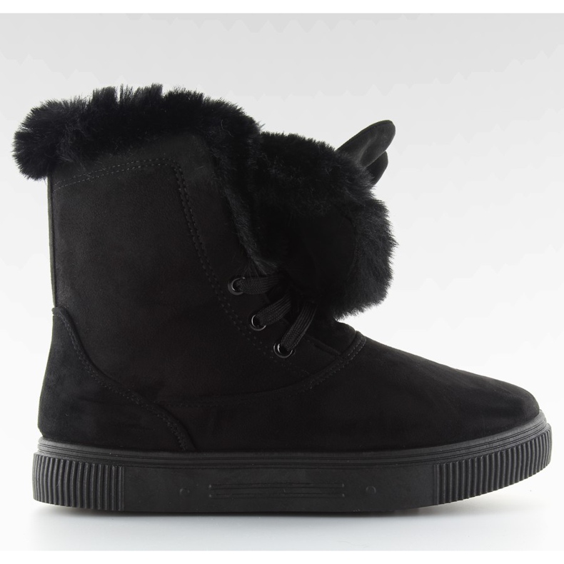 Schneeschuhe mit Ohren schwarz DD38 schwarz