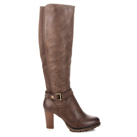 Super Mode Klassische Stiefel auf der Post braun