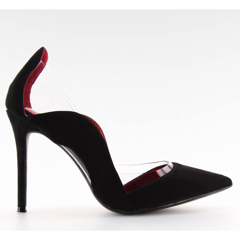 Schwarze Stifte mit transparenten Einsätzen