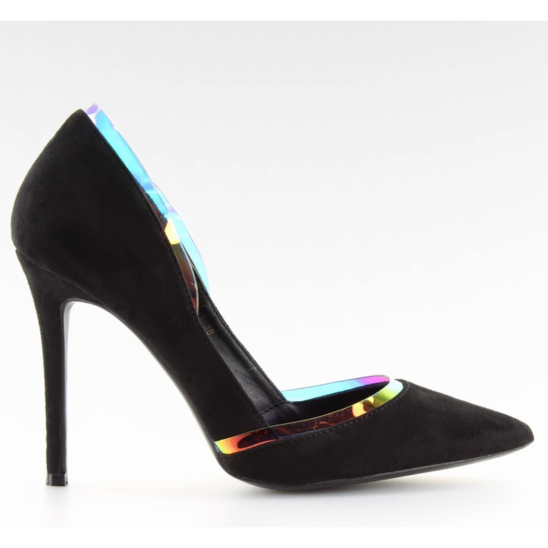 Schwarz schillernde Pins 5126 Schwarz