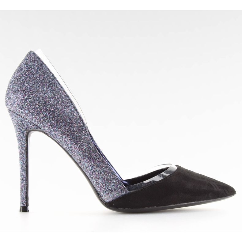 Silberne Glitzerstifte 5127 blau schwarz grau