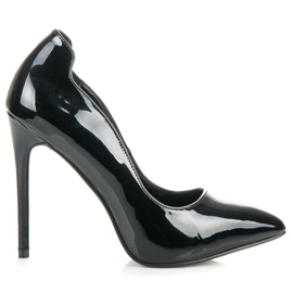 Via Giulia  Lackierte spitze Stifte schwarz