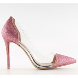 Rosa Brokatpins 5133 pink