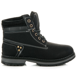 Schnürstiefel schwarz