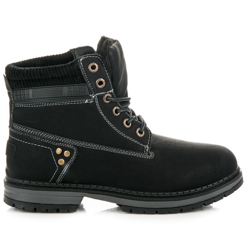 Schnürstiefel schwarz