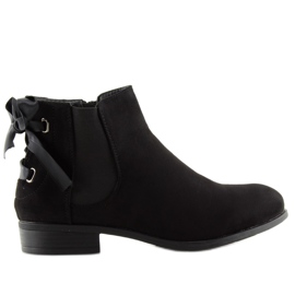 Schwarze Chelsea Boots für Damen 3740 schwarz