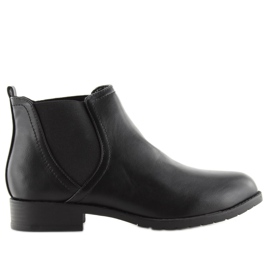 Schwarze Chelsea Boots für Damen C-13 schwarz