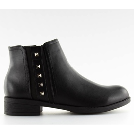 Schwarze Chelsea Boots für Damen CH-89 schwarz