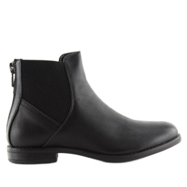 Schwarze Chelsea Boots für Damen KA-742SL schwarz