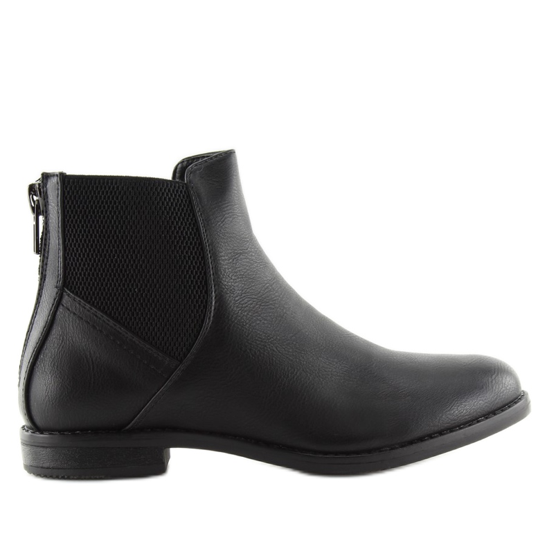 Schwarze Chelsea Boots für Damen KA-742SL schwarz