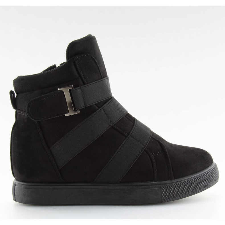 Turnschuhe mit schwarzem Gummi H7191 Negro