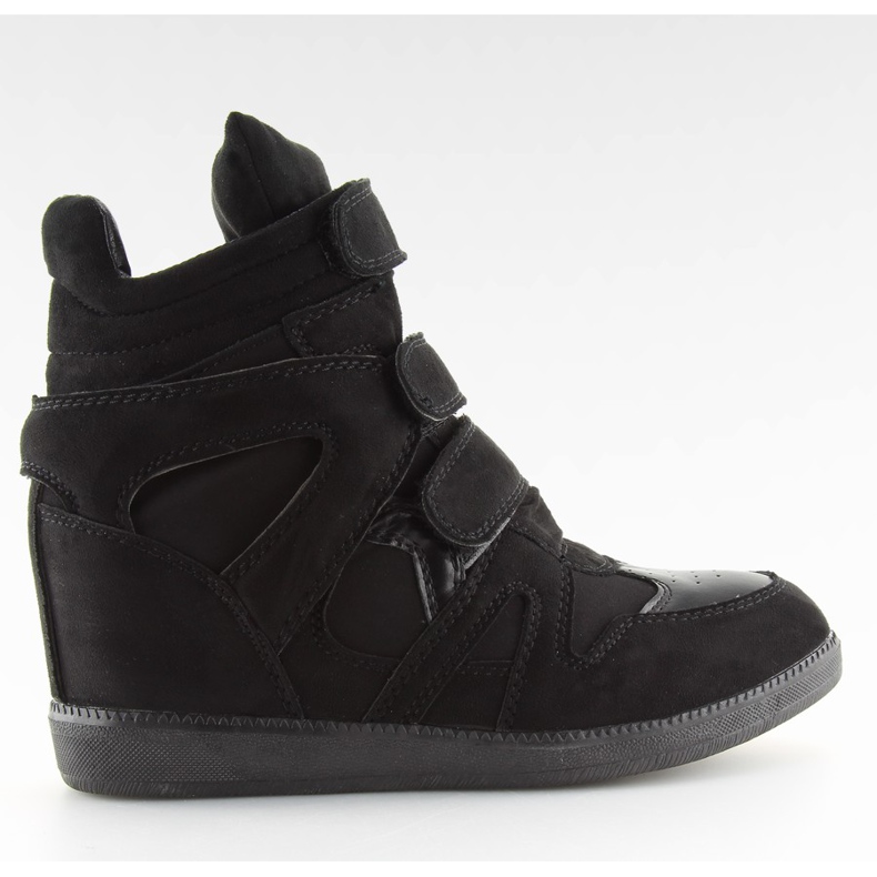 Schwarze Damenturnschuhe BZ8386-KB schwarz