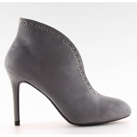 Graue High Heels 1660-251 grau