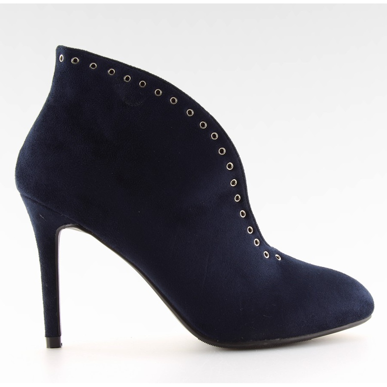 High Heels mit Marineblau 1660-251 blau navy blau