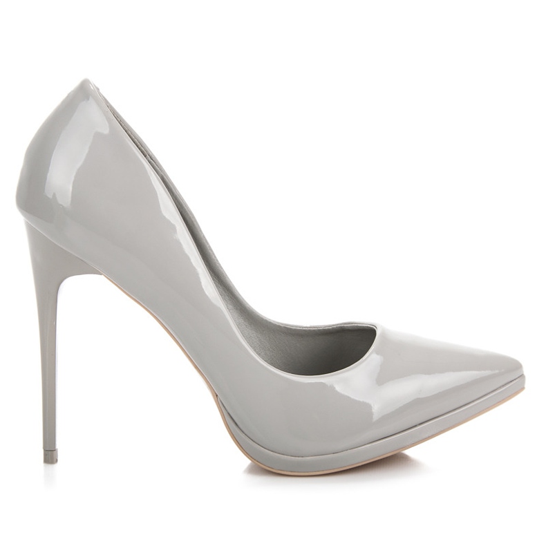 Vinceza Hellgraue High Heels