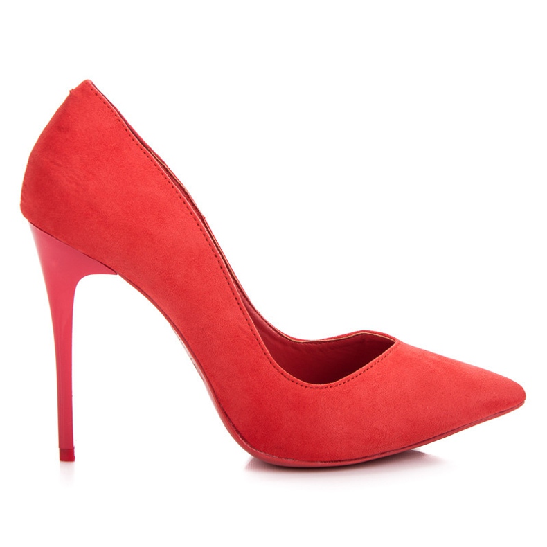 Vinceza Korallenrote Wildlederabsätze